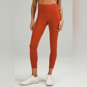 Lululemon Power Thru High-Rise Tight 25" Aztec Brick